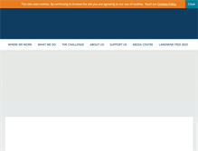 Tablet Screenshot of halotrust.org